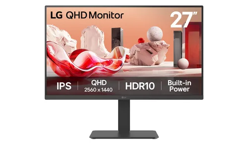 LG 68,6cm 27' (2560x1440) 27BA45QB B 16 9 IPS 5ms 75Hz HDR10 2xHDMI DP Speaker Pivot Black