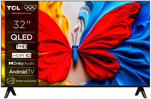 TV TCL QLED 32S5K 32 Full HD Smart TV Google TV Dolby Audio WiFi Bluetooth