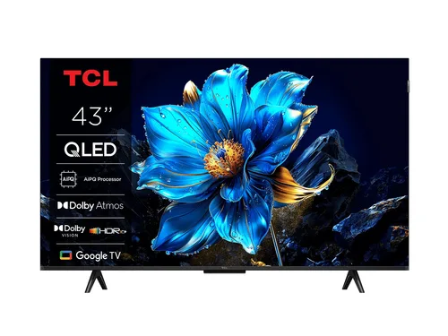 TCL 43T69C TV QLED 43 (109 cm) 4K UHD 3840x2160 HDR10 Android TV 3xHDMI 2.1 WiFi