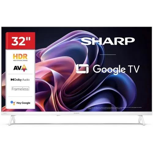 Sharp LED 32HF2265EW 32 HD Ready Smart TV Google TV HDR10