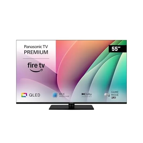 TV Panasonic QLED TV 55W80AEZ 55 4K Ultra HD Smart TV Fire OS Alexa