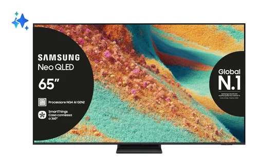 TV Samsung Neo QLED QE65QN85FAUXZT 65 4K UltraHD 144Hz Smart TV Tizen HDR10 Dolby Atmos