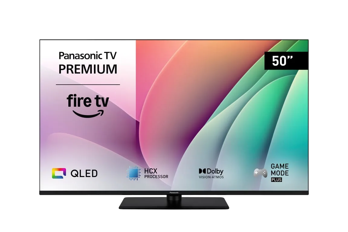 TV Panasonic QLED TV 50W80AEZ 50 4K Smart TV Fire OS Alexa HDR10 Dolby Atmos