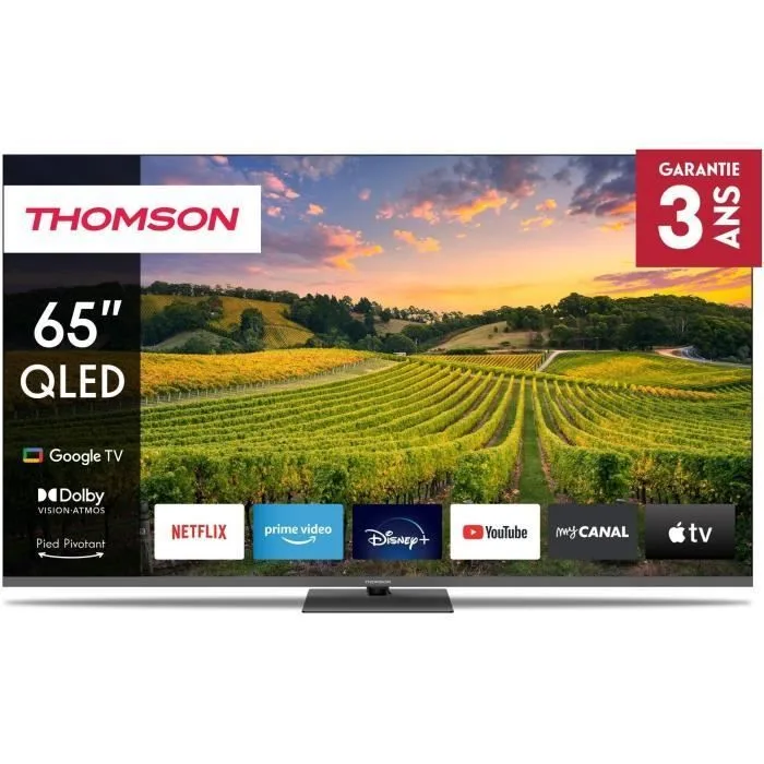 THOMSON 65QG5C14 TV QLED 65 (165 cm) 4K UHD HDR10 Smart TV Android 4xHDMI 2.1