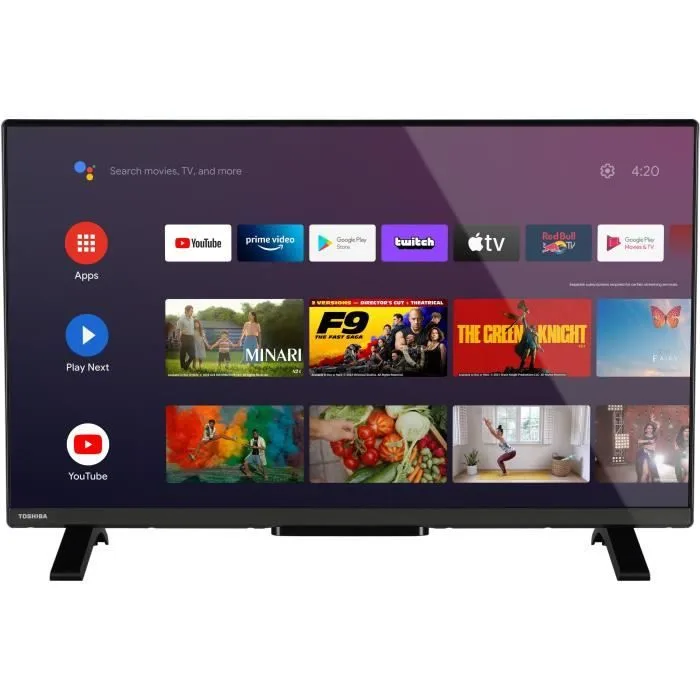 TOSHIBA 32LV2E63DG TV LED 32 (80 cm) Full HD 1920x1080 HDR10 TV connecté Smart TV 2xHDMI WiFI