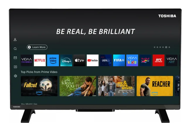 TOSHIBA 32QV2F63DG TV QLED 32 (80 cm) FHD 1920x1080 DTS Virtual X Smart TV 2xHDMI