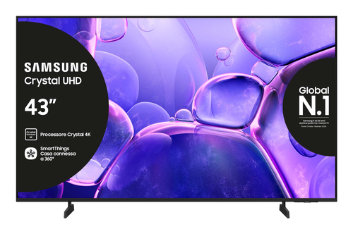 TV Samsung LED UE43U8000FU 43 4K UltraHD 50Hz Smart TV Tizen HDR10 Design sans cadre