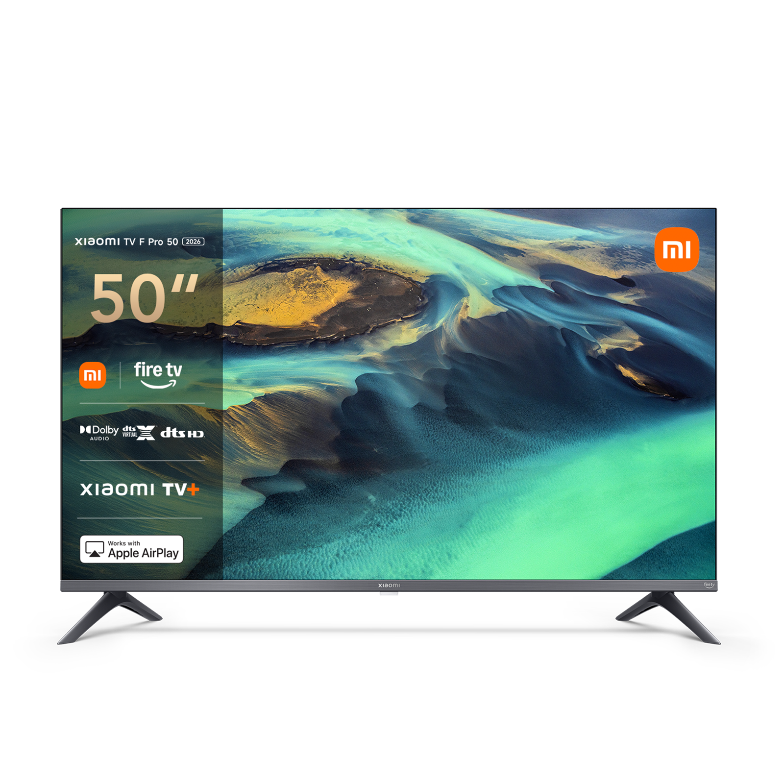 XIAOMI TV F Pro 50 127 cm(50 Pouces) 4K UHD QLED Smart TV Fire TV Contrôle Vocal Alexa HDR10 Game Boost Mode MEMC 2Go 32Go